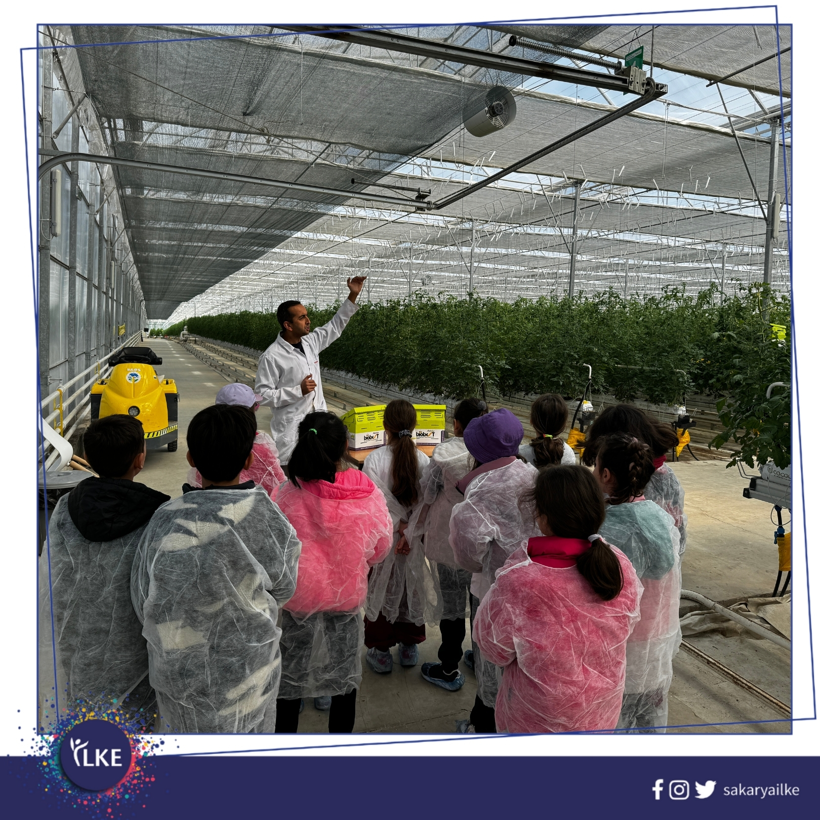 Akyazı Seracılık Mükemmeliyet Merkezini Ziyaret Ettik