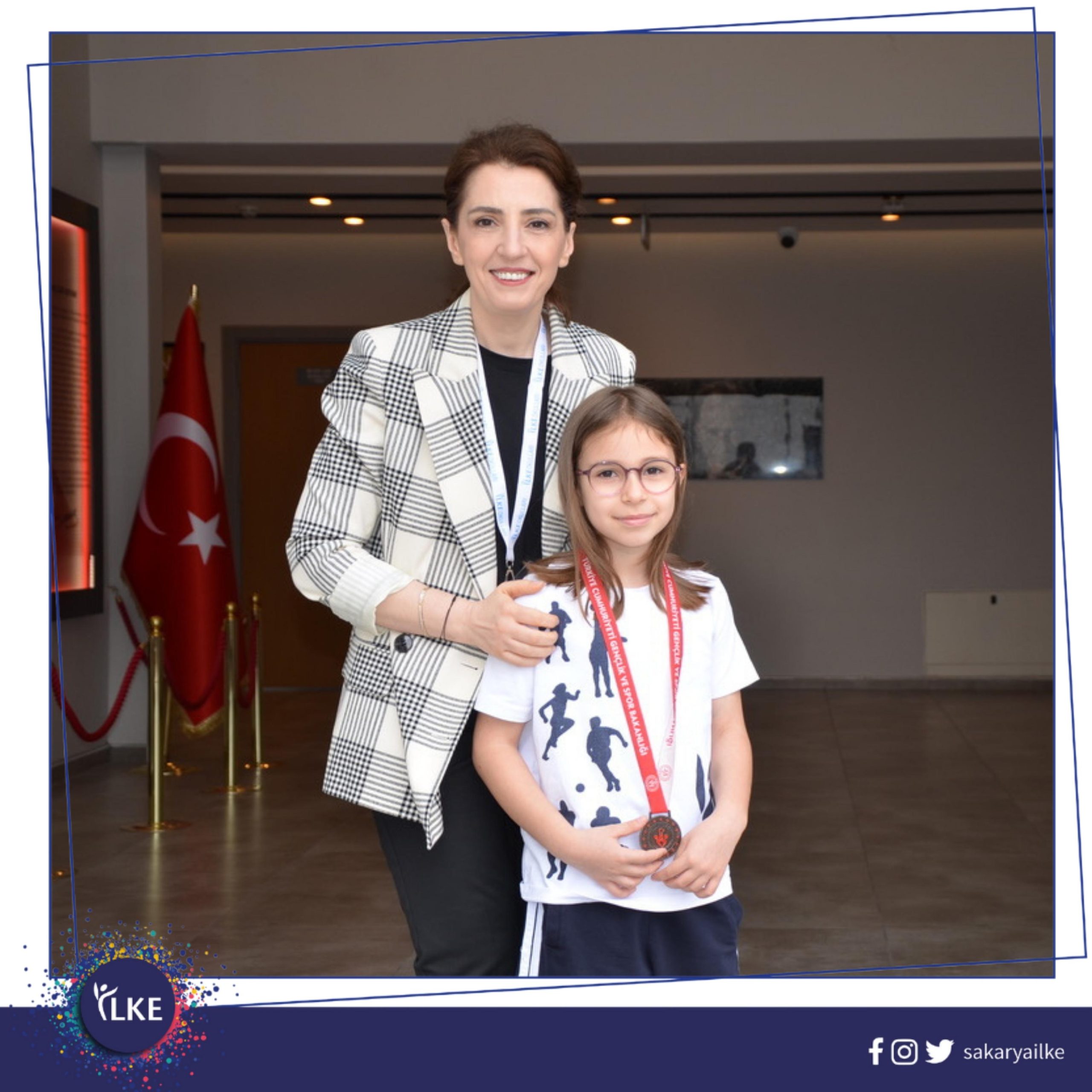 Öğrencimiz Duru ŞANLI Yüzme Müsabakası’nda Birinci olmuştur.