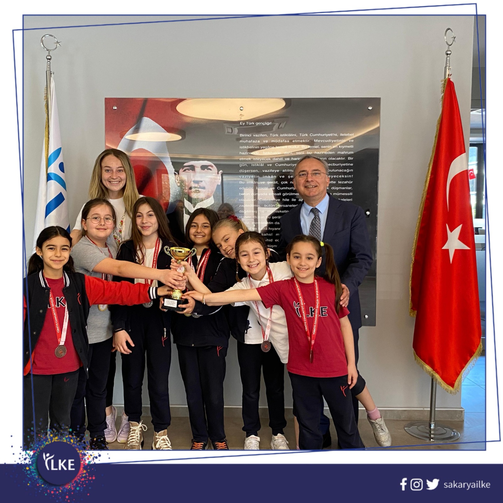 Jimnastik Müsabakaları’nda Öğrencilerimiz Sakarya İl Dördüncüsü Olmuşlardır.